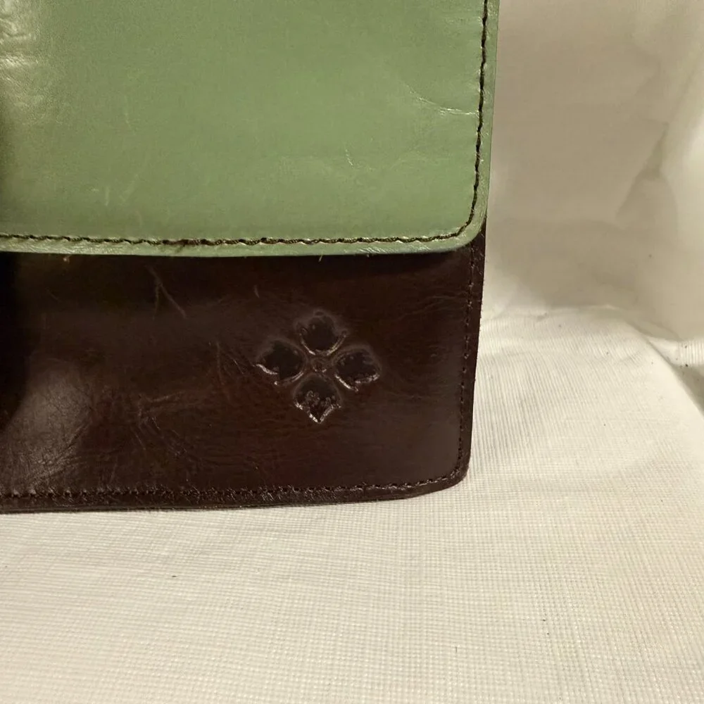 Patricia Nash Amara Top Handle Leather Crossbody Colorblock - Picture 11 of 11